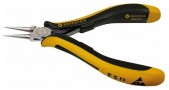 ROUND NOSE PLIERS POLISHLINE, 120MM, DISSIPATIVE BICOLOURED HAND GUARD