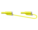 ELECTRO PJP - STACKABLE D4+STRAIGHT FIXED SAFETY LEAD-1000V CAT III-PVC 0.75MM2 WHITE-200CM
