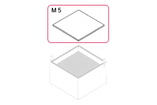 WELLER - Medium dust filter M5 for Zero Smog 2 (10x)