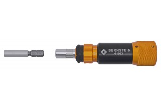 BERNSTEIN - Mini torque screwdriver hex 6,35mm / 1/4" with 4mm hex adapter