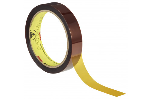 3M - ESD POLYIMIDE TAPE 5419 AMBER, 305mm x 33m, 0,07mm