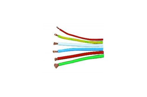 ELECTRO PJP - PVC CABLE SECTION 0,75mm2 (195 BLADES x 0.07) 10m SPOOL RED