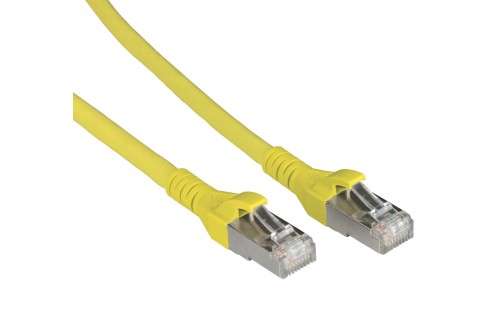  - PATCH CABLE CAT6A 10G 26AWG 5,0M YELLOW