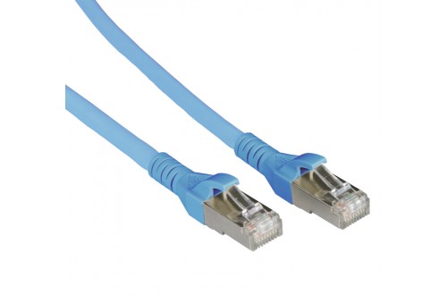  - PATCH CABLE CAT6A 10G 26AWG 0,5M BLUE