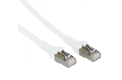  - PATCH CORD RJ45 CAT.6A AWG26 S/FTP LSHF 0,3m WHITE