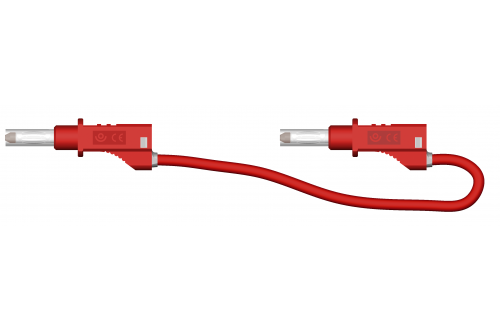 ELECTRO PJP - PVC LEAD MSF/MSF 0,75mm2 10cm RED 2210/600V