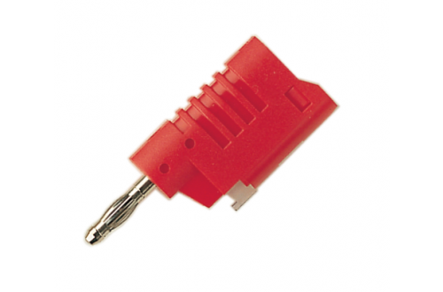 ELECTRO PJP - FICHE 4MM RACCORD RAPIDE  ROUGE 1087  50