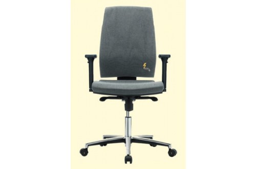 ITECO - COMFORT CHAIR, ARMRESTS, GAS REGULATION FROM 420 TO 550mm HEIGHT, WITH CASTORS