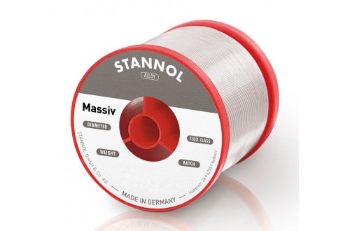 STANNOL - Fil à souder Sn60Pb40 (MASSIVE)