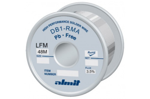 Almit - SOLDEERDRAAD LFM-48M - FLUX DB-1 RMA 3,5% - 0,5mm - 500g
