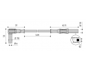 ELECTRO PJP - CORDON SILICONE MLS/MS 2,50mm2 150cm JAUNE/VERT 2354-IEC