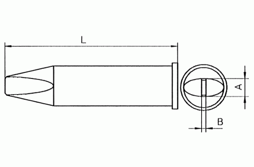 WELLER - STIFT XHT-F SCHROEVENDRAAIER 9,3x2,0mm