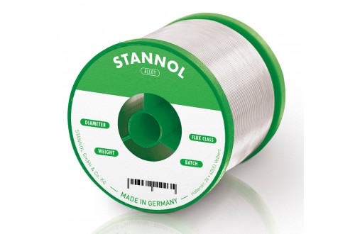 STANNOL - SOLDEERDRAAD FLOWTIN FAIRTIN TSC305 Sn96,5Ag3Cu0,5 Kristall 600 2,5% (0,5mm-500g)