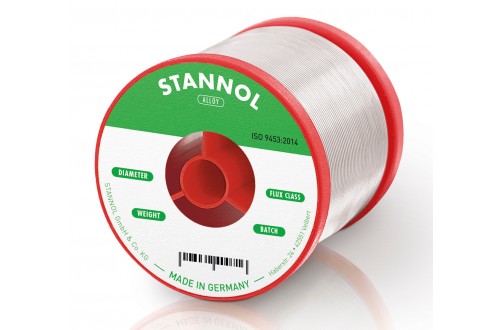 STANNOL - SOLDEERDRAAD Sn60Pb39Cu1 HF32 3,5% (2,0mm-1000g)