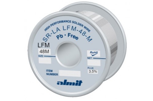 Almit - SOLDEERDRAAD SR-LA LFM-48-M - FLUX 3,5% - 0,38mm - 500g