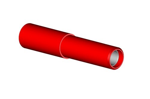 ELECTRO PJP - ADAPTATEUR MAGNETIQUE 7mm ROUGE