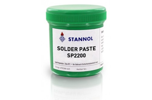STANNOL - PATE A SOUDER SP2200 TSC405-89-3 - TSC405 - Sn95,5Ag4,0Cu0,5 - taille 3 - 500g pot